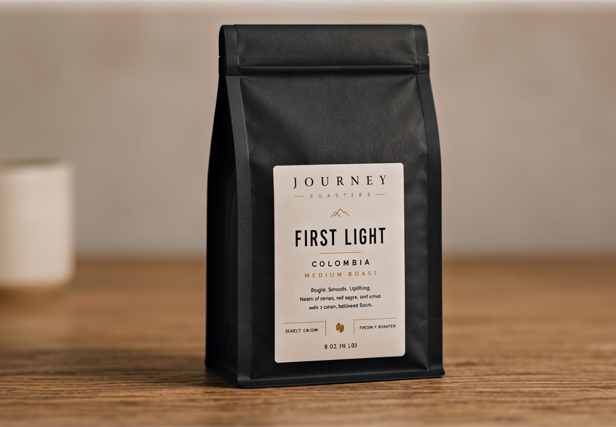 First Light coffee bag